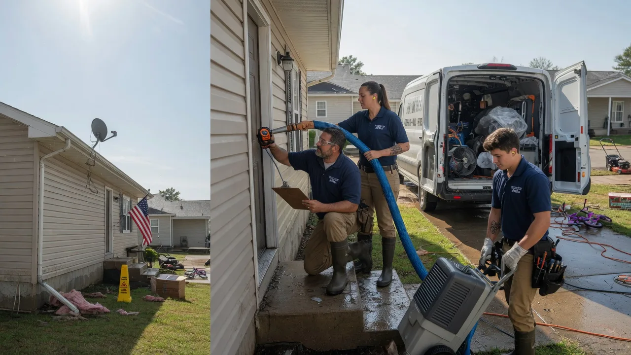 Ceiling Water Damage Restoration in Hallwood, VA near me